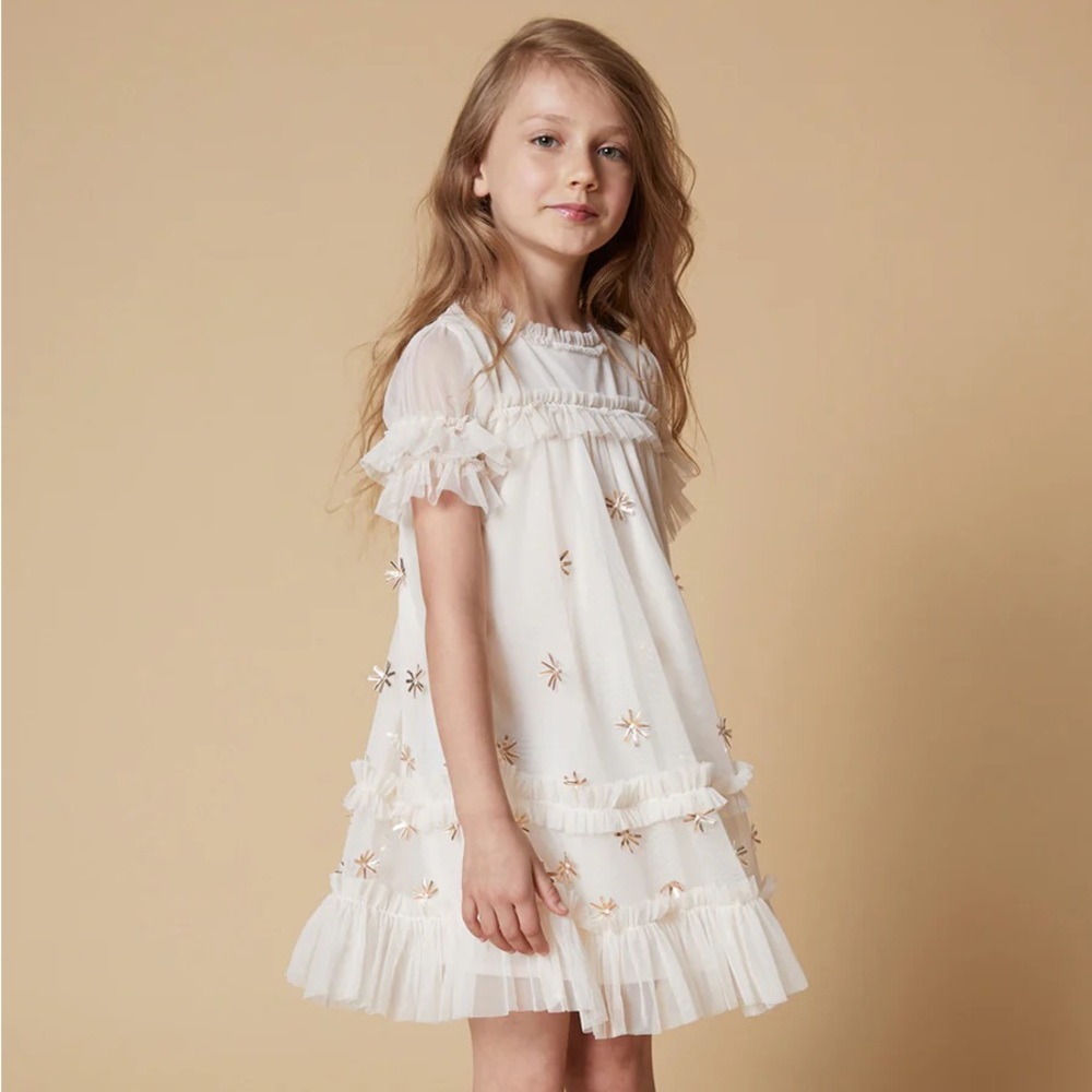 Velveteen Girls' Laylani Dress Blush Size 10